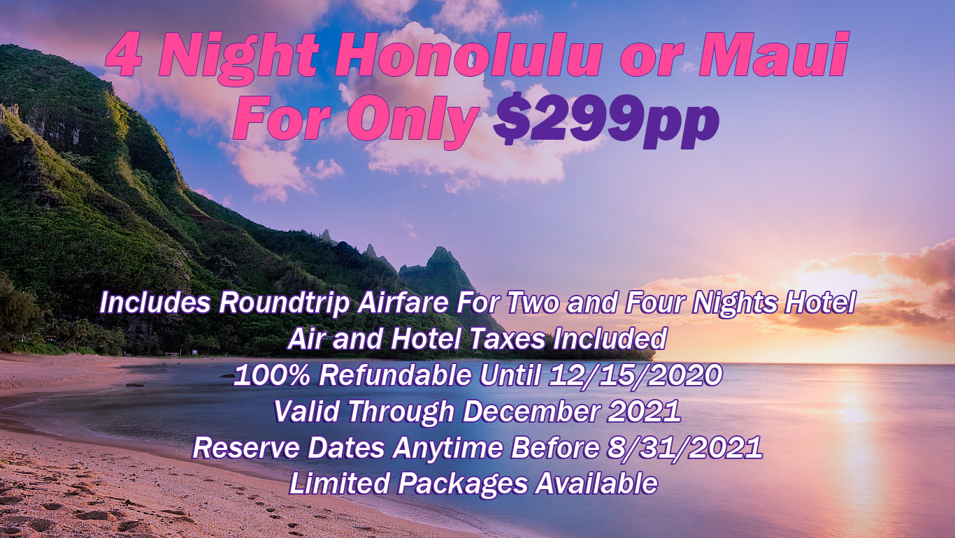 Visit Hawaii for $299 Per Person